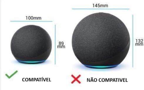Suporte Para Echo Dot 4 e 5 Alexa Robo Sentado COR:BRANCO - Imagem 3