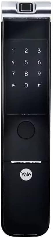 Fechadura Digital YMF 40A RL abre com Biometria e Senha - Trinco Rolete