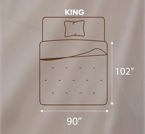 Utopia Bedding Edredom King acolchoado alternativo para todas as estações - Enchimento de edredom com abas de canto - Lavável na máquina - Edredom de cama - Branco - Imagem 3