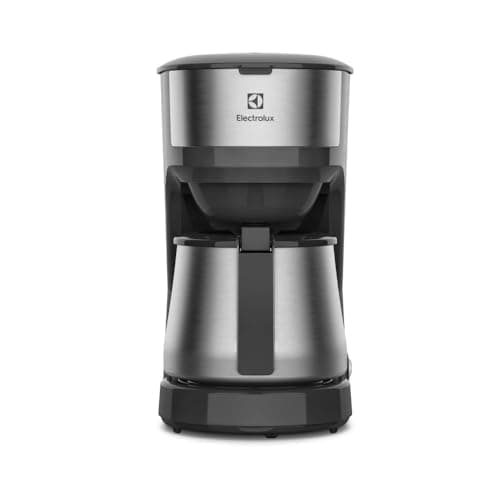 Cafeteira Elétrica Electrolux Jarra inox filtro permanente removivel sistema corta pingos capacidade 1,2L 30 xicaras função manter aquecido ECM22 127v