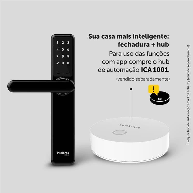 Fechadura Smart de Embutir c/Maçaneta Intelbras IFR 3000 - Imagem 3
