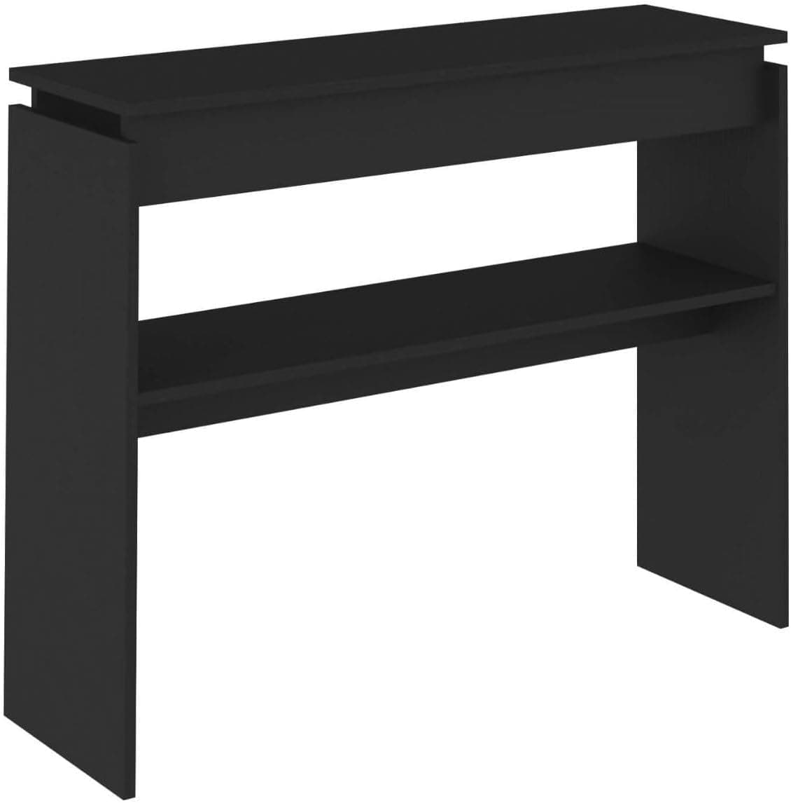Aparador com prateleira CRETA cor Preto - Artely