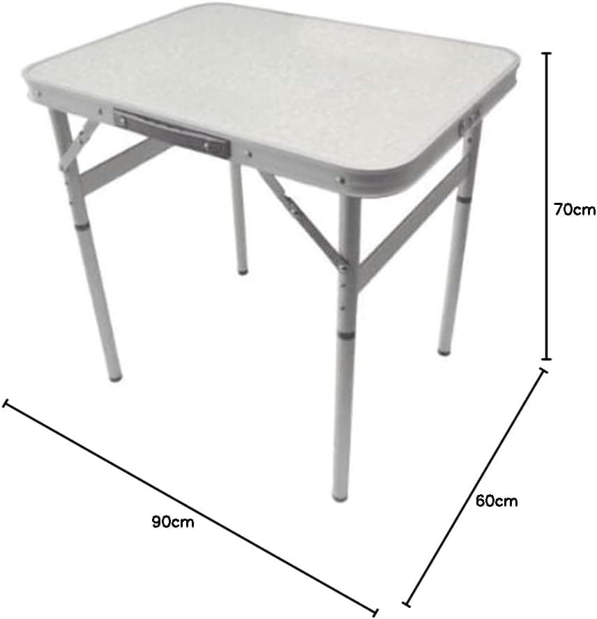 Mesa Dobrável De Alumínio Com Tampo De Mdf, 900 X 600 Mm Palisad - Imagem 4