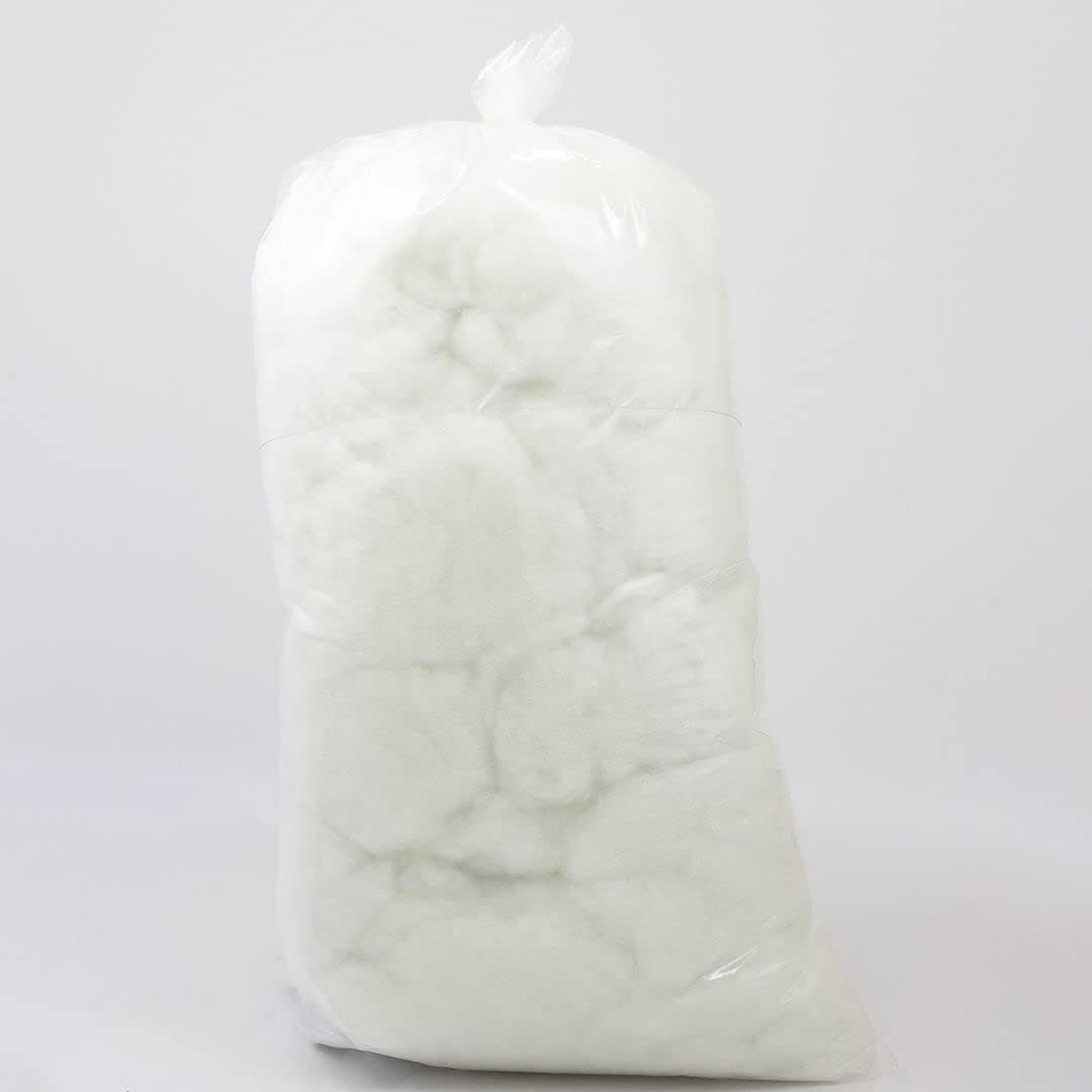 1kg 100% Fibra Siliconada Antialérgica Macia Para Enchimento - Imagem 3