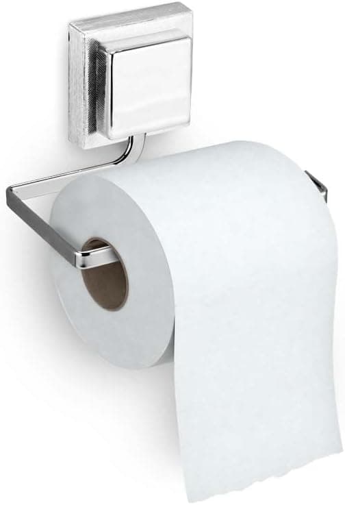 Papeleira 3M | Design Sofisticado | Prática Instalação | Capacidade para 1 Rolo de Papel | Resistente à Ferrugem | Fita Colante 3M | Organizador de Banheiro | Utilidades Domésticas | Casa e Cozinha - Imagem 4