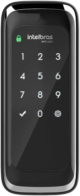 Fechadura Inteligente de Sobrepor MFR 1001 Preto Intelbras