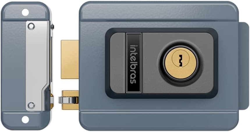 Fechadura Elétrica de Sobrepor FX 1500 Cinza Intelbras