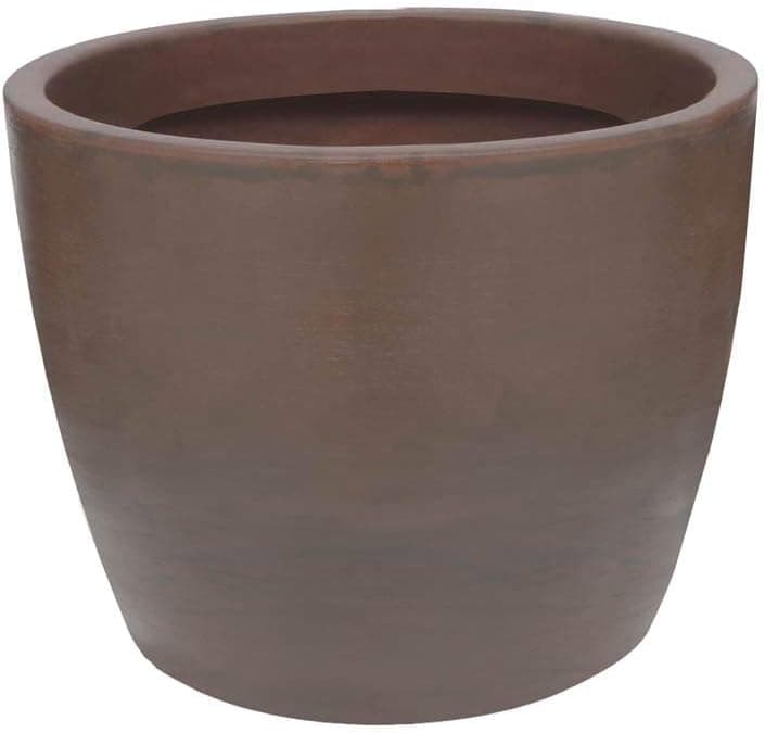 Vasart Malta Vaso de Flores Redondo, Rusty, 52x42cm