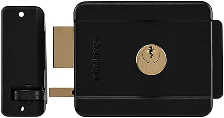 Fechadura Elétrica de Sobrepor Fx 500 Preto Intelbras