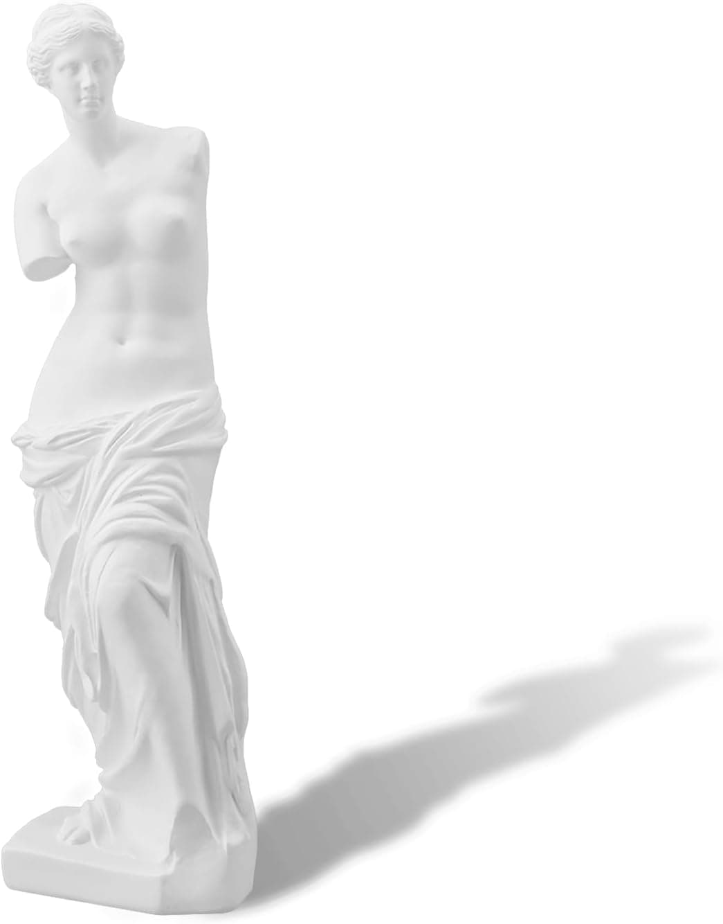 Estátua de Vênus de Milo, escultura de resina de Afrodite da deusa grega de 28 cm, lindo ornamento de estatueta de arte de mitologia romana para casa, decoração de escritório, 28 x 8 x 6 cm