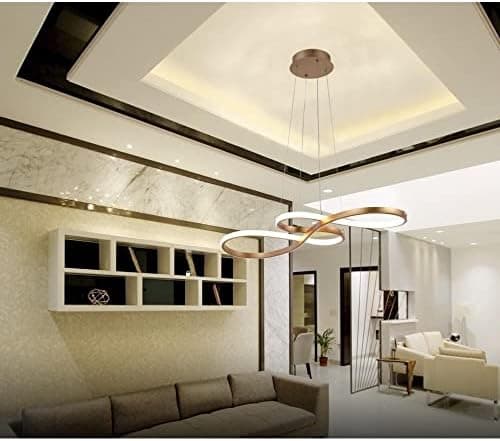 Lustre Pendente Led 40W Ouro 3 em 1 Nitrolux Bivolt LP016A - Imagem 3