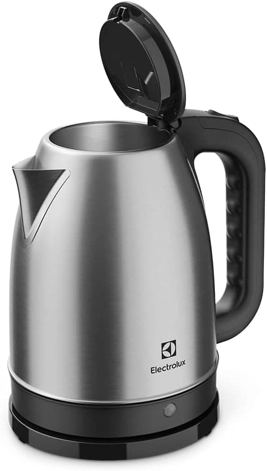 Electrolux Chaleira jarra eletrica desligamento automatico capacidade 1,8L facil abertura tampa alça ergometrica EEK10 inox 127v - Imagem 4