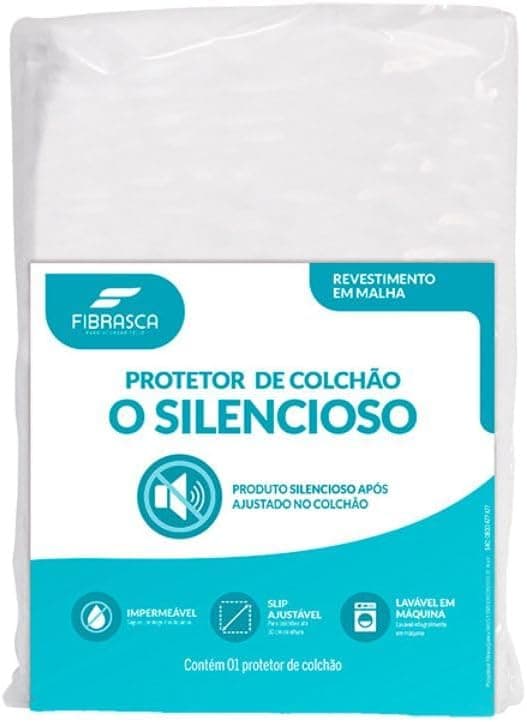Fibrasca Protetor de Colchão Impermeável O SILENCIOSO – Casal 140 x 190 cm - Imagem 2