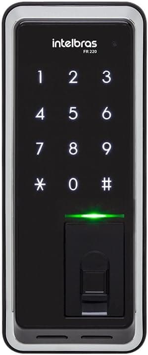 Fechadura Digital FR 220 Preto Intelbras - Imagem 3