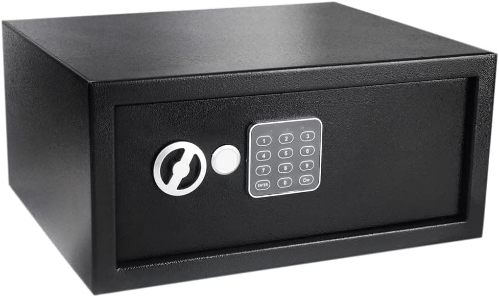 Cofre Digital Grande Combinação Eletrônica E Chave 44x35x20, Forkis