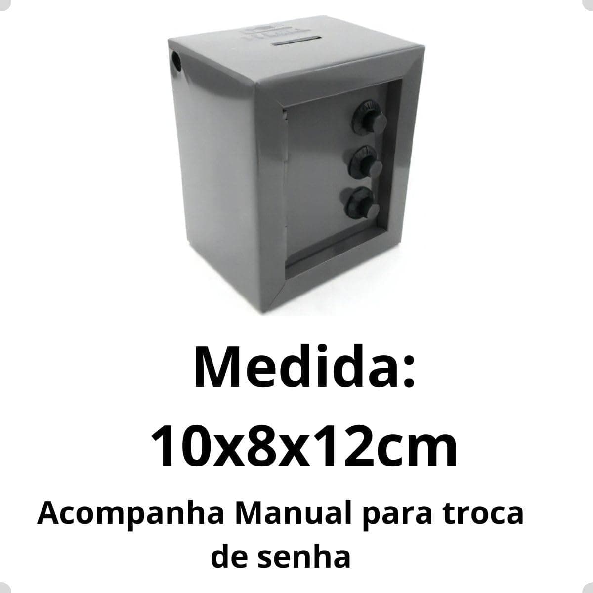 COFRINHO METAL PINTADO 10X8X12, FERCAR - Imagem 4