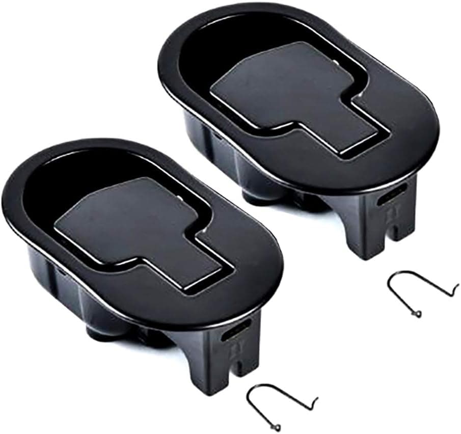 Pacote com 2 peças de reclinação de metal durável com alça reclinável cadeira reclinável sofá alavanca de liberação de sofá alça de substituição preta suite reclinável adequada para Ashley