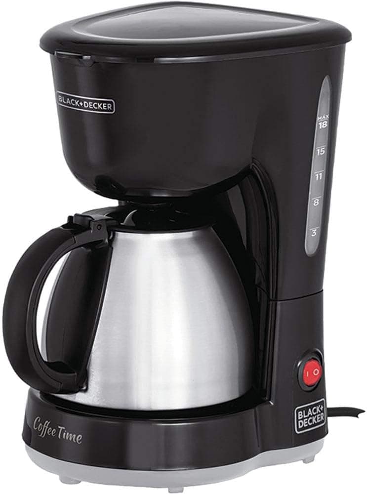 BLACK+DECKER Cafeteira Elétrica com Jarra em Inox CM15 600W 110V