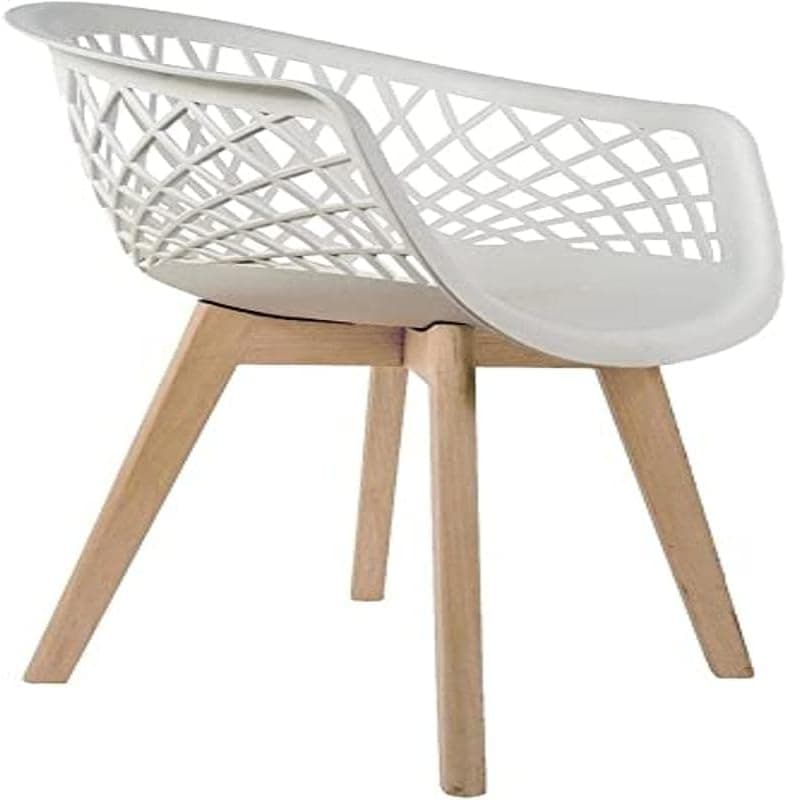 CADEIRA WEB WOOD CX 1 - PP BRANCO