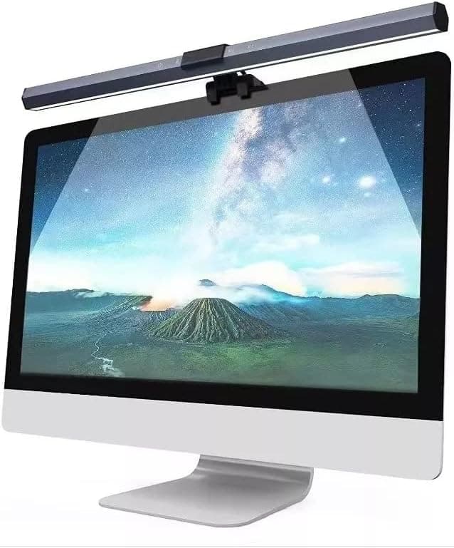 TEEM Luminária LED USB Para Monitor de Computador e Laptop Com Brilho e Temperatura de Cor Ajustáveis