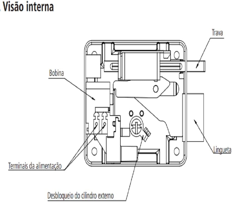 Fechadura Elétrica de Sobrepor Fx 500 Preto Intelbras - Imagem 4