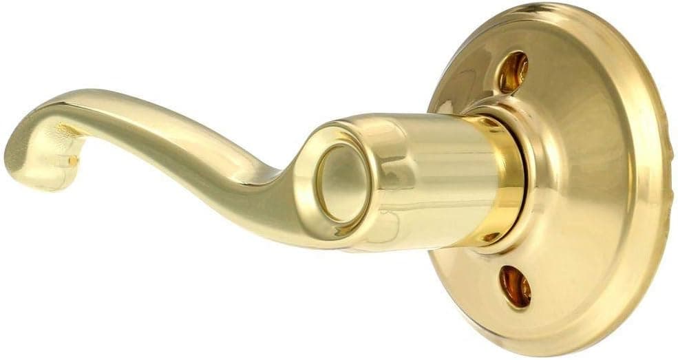 Schlage F170FLA605 (LH) Flair Left Falmy, Latão Brilhante - Imagem 3