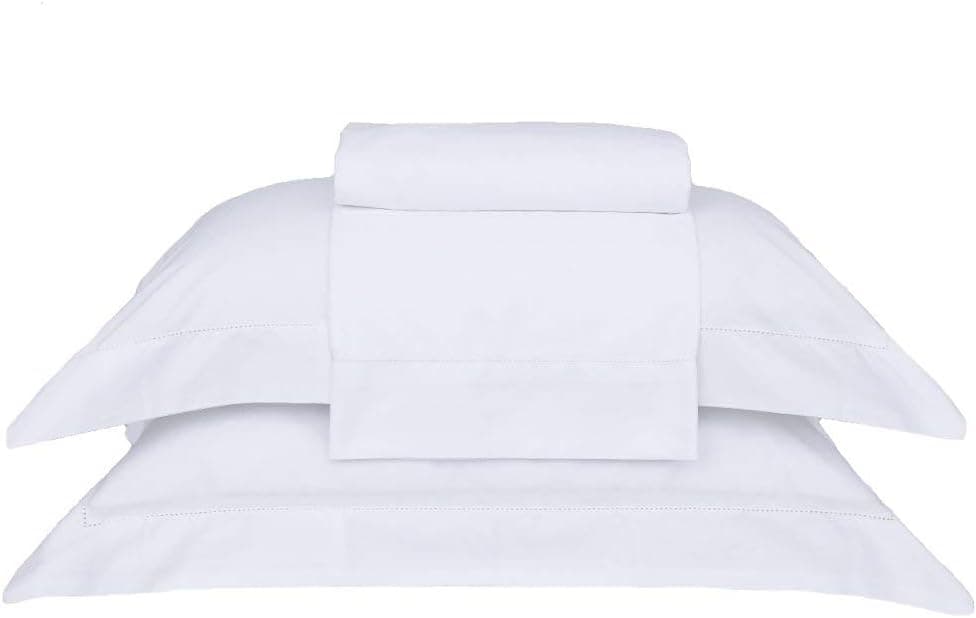 Buddemeyer Jogo de Cama Casal Cetim 300 Fios Bud Vision New Colors II 100% Algodão Penteado Branco 4 peças