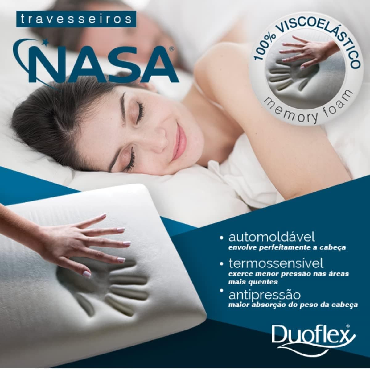 Kit 2 Travesseiros Nasa-X Duoflex - Imagem 3