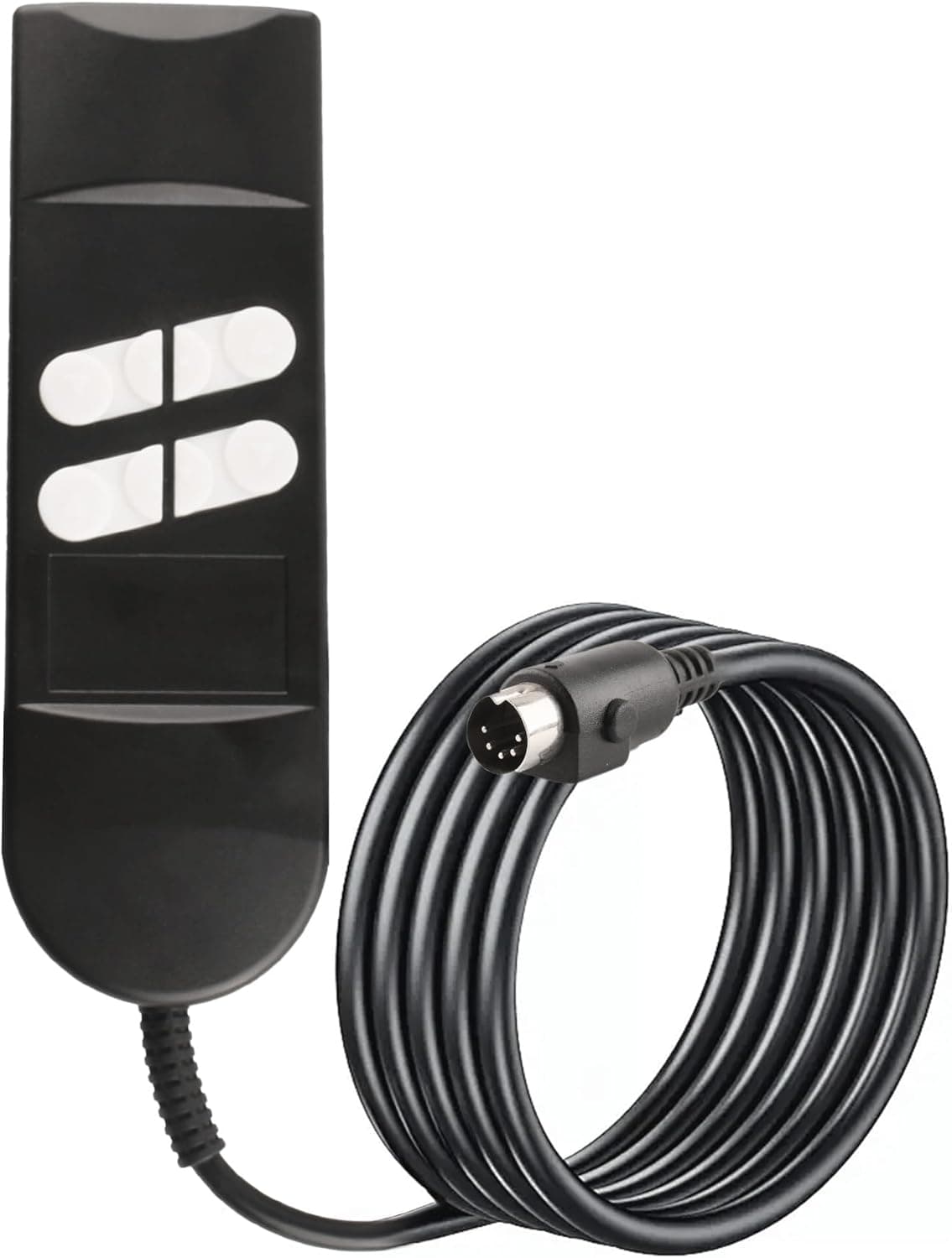 UP/Down 4 Button 5PIN Roll line 180° Electric Sofa Remote Hand Control for Lift Chair or Power Recliner