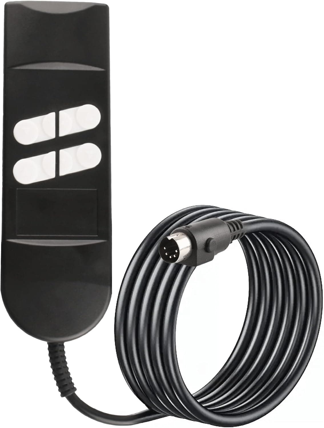UP/Down 4 Button 5PIN Roll line 180° Electric Sofa Remote Hand Control for Lift Chair or Power Recliner