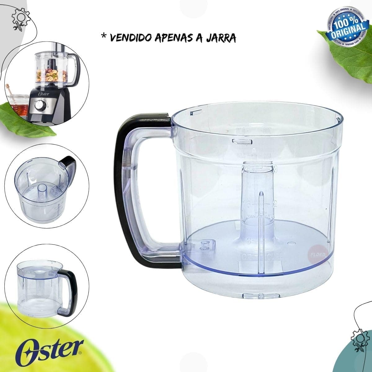 Jarra do Mini Processador Oster Compacto 3 em 1 OMPR670 / OMPR680 – Original - Imagem 4