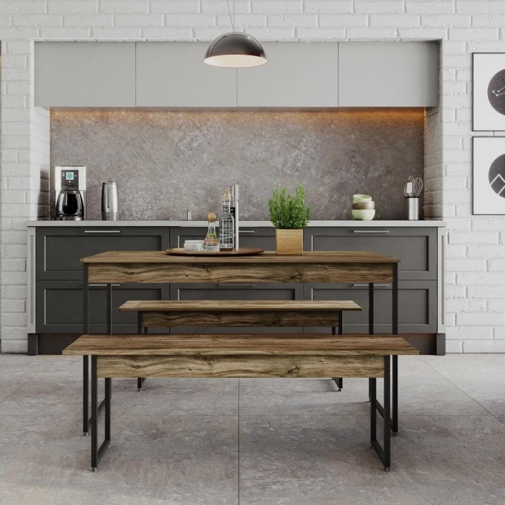 Mesa de Jantar Tub C/02 Bancos - Imagem 3