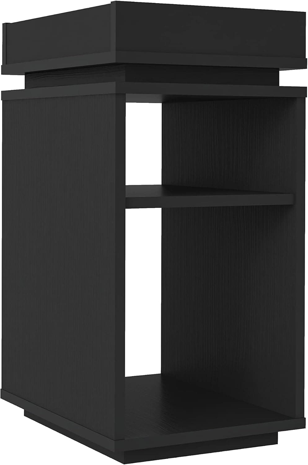 Mesa de Apoio com nichos OLÍVIA cor Preto - Artely