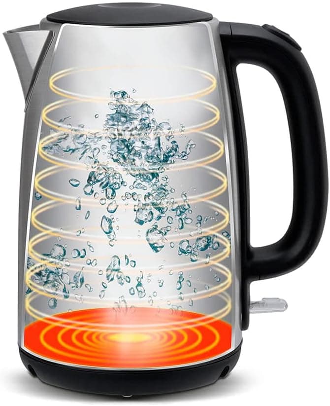 Chaleira Elétrica Inox Midea 1,7 Litros, Visor Externo do Nível de Água,110 Volts/60Hz - Imagem 4