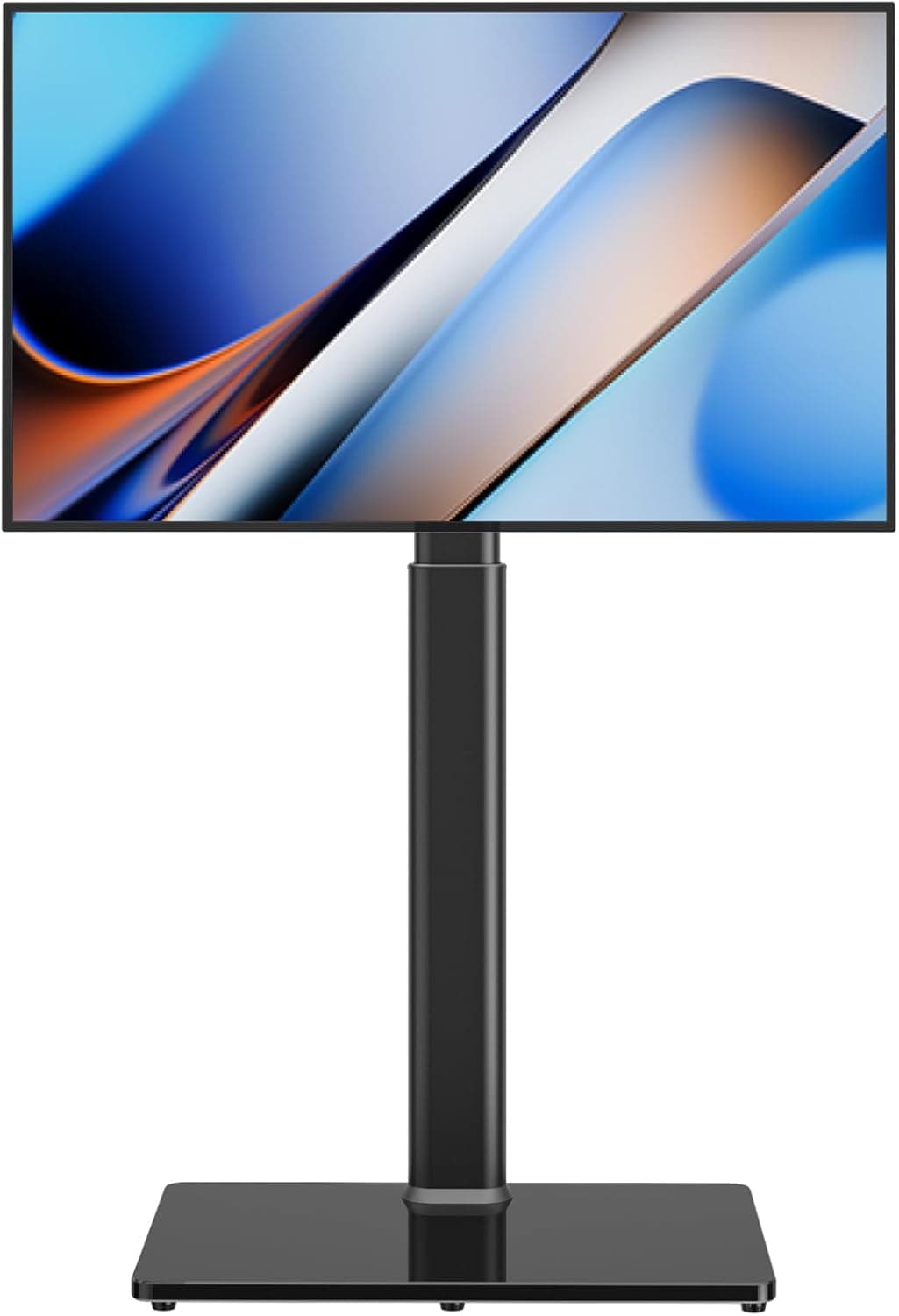 AX WABER Suporte universal para TV com suporte para TVs de 27 a 65 polegadas, suporte giratório para TV com altura ajustável de 9 níveis, suporte de TV alto para sala de estar/quarto/dormitório/canto
