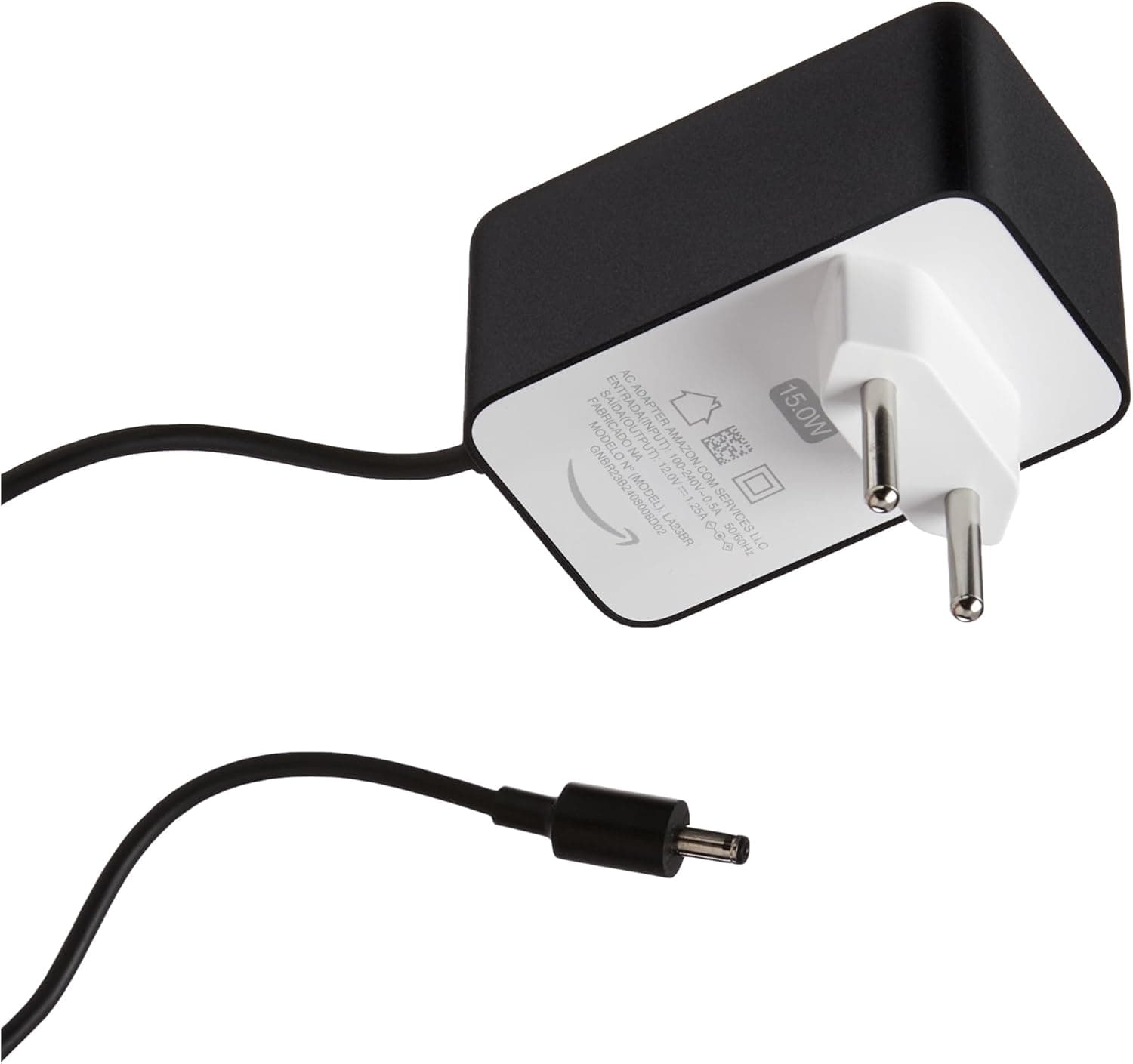 Fonte de energia bivolt de 15W - compatível com o Echo Spot (2024).