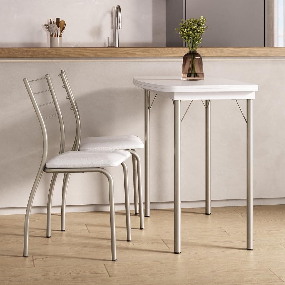 Conjunto Sala de Jantar Tallim com Mesa e 2 Cadeiras 2999 Carraro