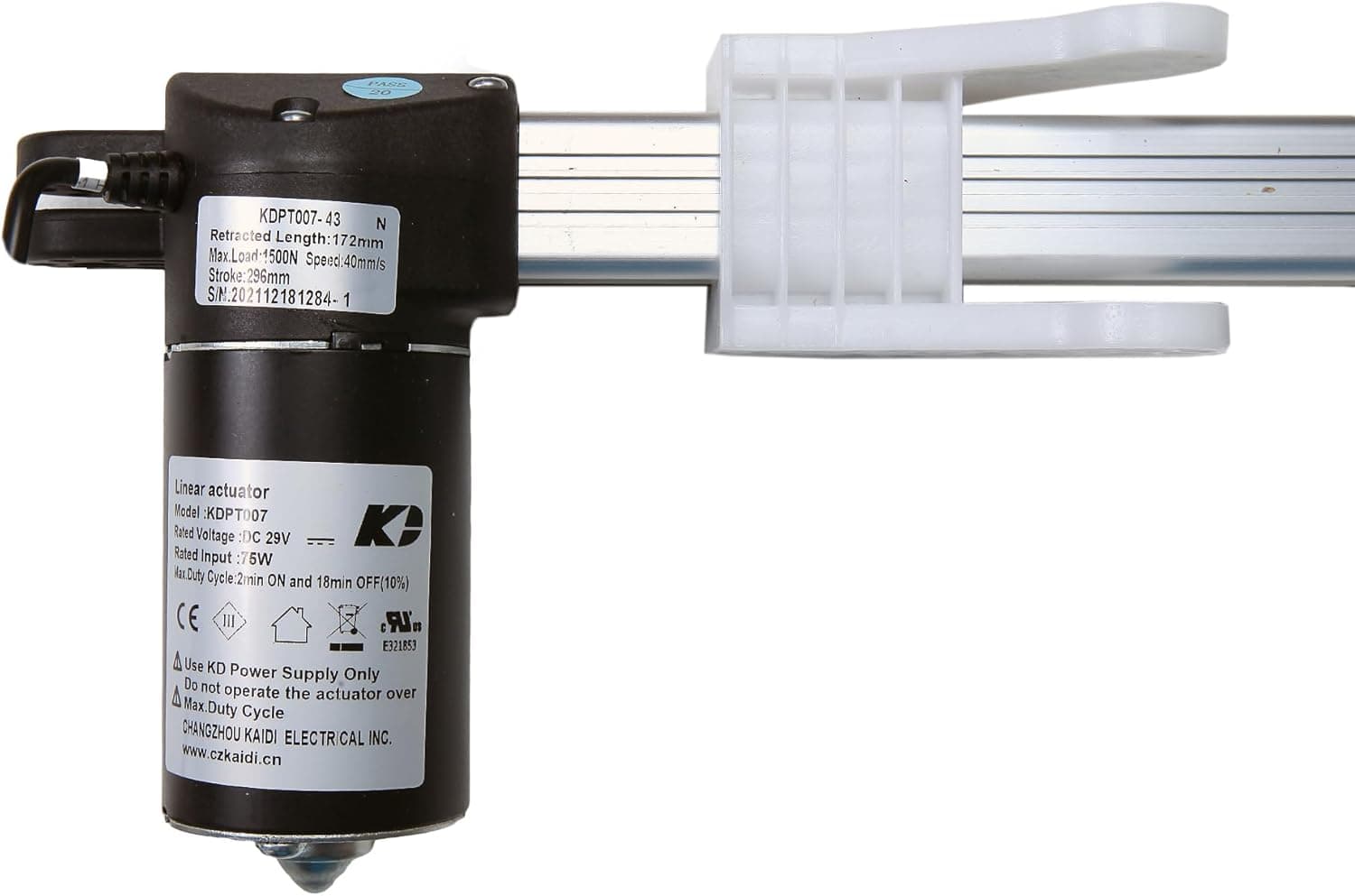 Fruhdi Cadeiras reclináveis elétricas para sofá Kaidi atuador motor modelo KDPT007-43 kit de substituição - Imagem 4