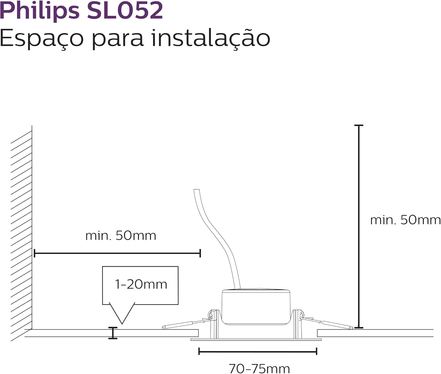 Luminária Led Philips Embutir Spotkit redonda 6,2W luz amarela bivolt (100-240V) - Imagem 4