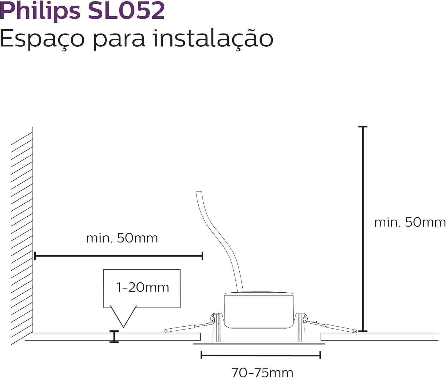 Luminária Led Philips Embutir Spotkit redonda 6,2W luz amarela bivolt (100-240V) - Imagem 4