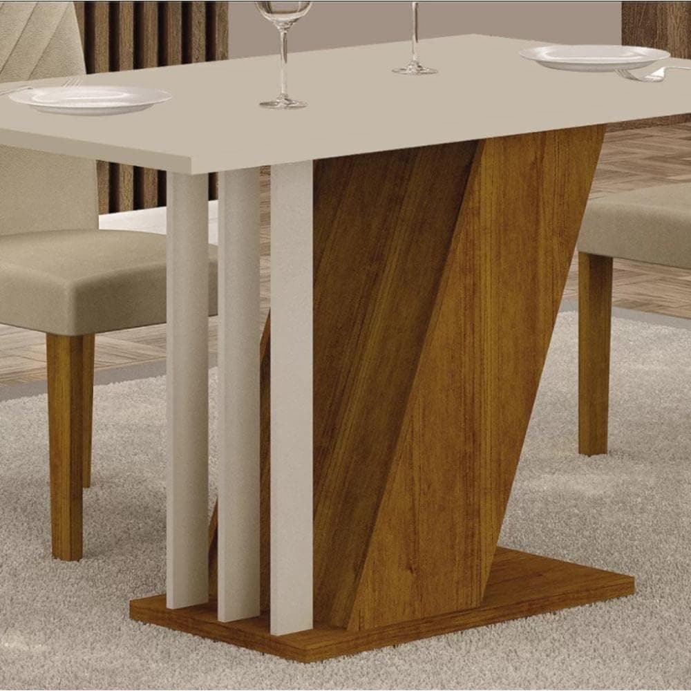 Conjunto Sala de Jantar Mesa Tampo MDF/MDP com 4 Cadeiras Miami - Imagem 3
