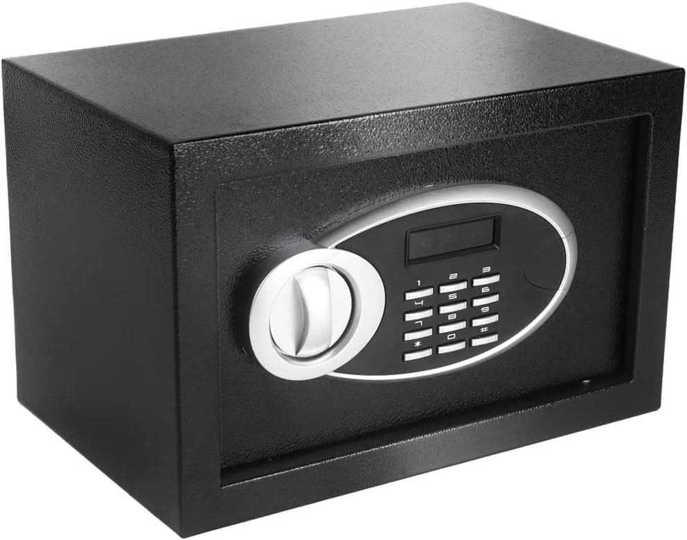 Cofre Eletrônico Digital Teclado Senha Chave 30x20x20, Forkis FK-CF005