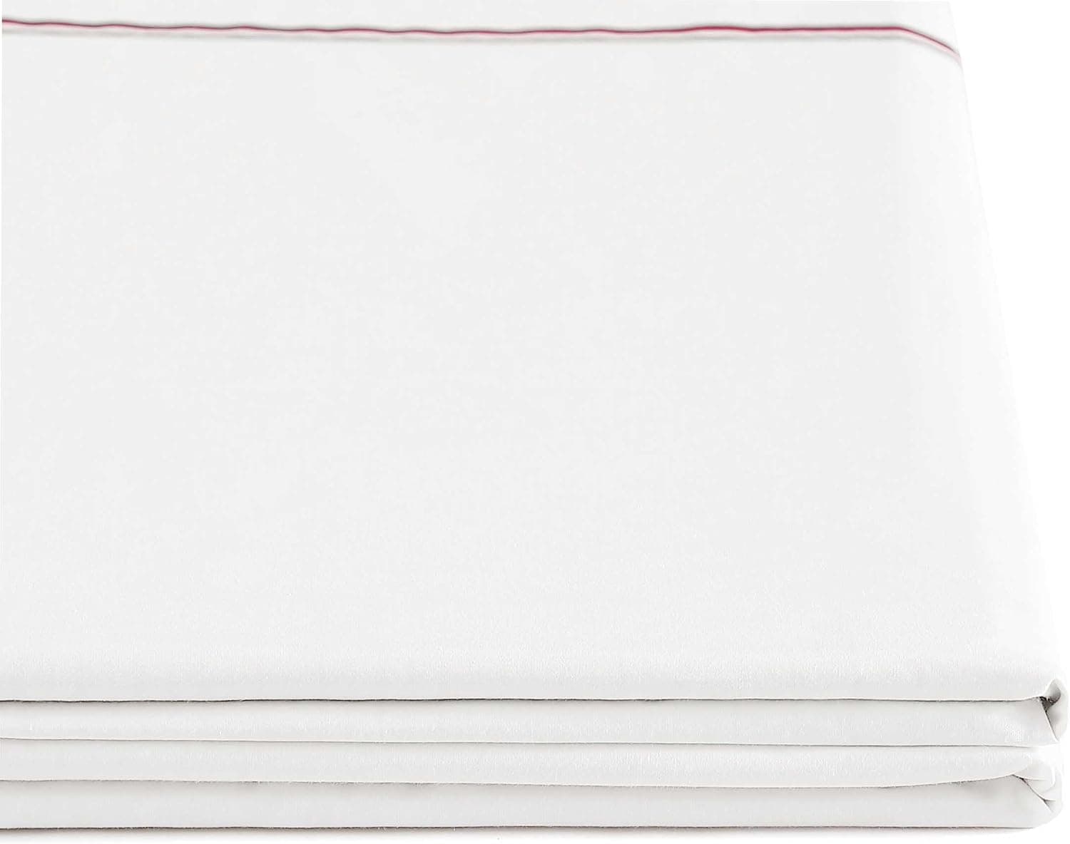 Tommy Hilfiger - Conjunto de lençóis, roupa de cama percal de algodão com fronhas combinando, nítido e legal, essenciais para casa de qualidade premium (vermelho listrado global, casal) - Imagem 4