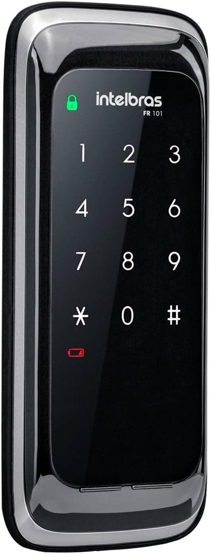 Fechadura Digital de Sobrepor Touch Screen FR 101 Preto Intelbras - Imagem 4