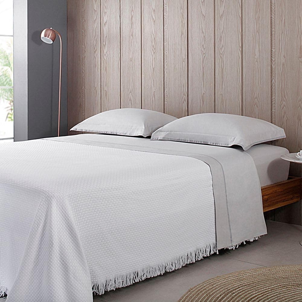 Buddemeyer Colcha King In Design 100% Algodão Branca - Imagem 3