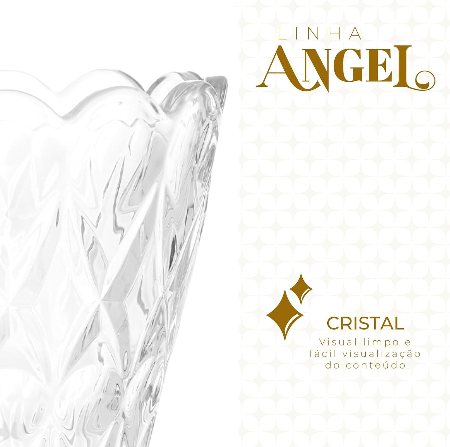 WOLFF - Vaso de Cristal Angel 14cm x 25cm - Imagem 3