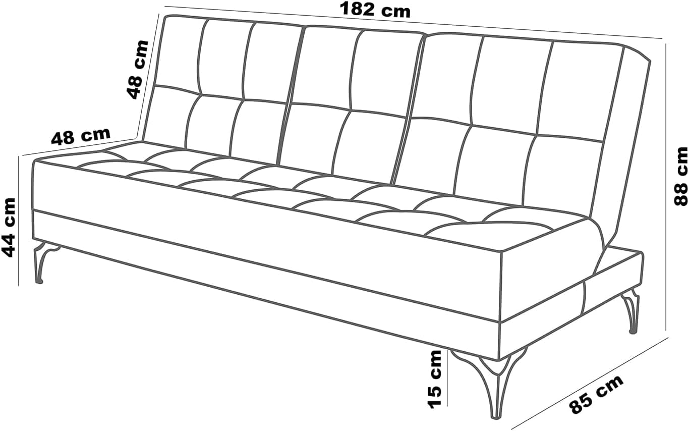 Sofá Cama Solteiro Colorado Reclinável 3 Posições Tecido Suede (Terracota) - Imagem 4