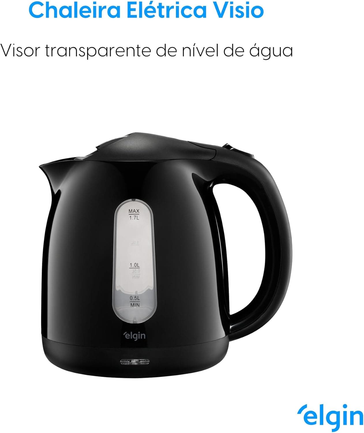 Chaleira Elétrica Visio Elgin com Desligamento Automático 1,7 litros 220V - Imagem 3