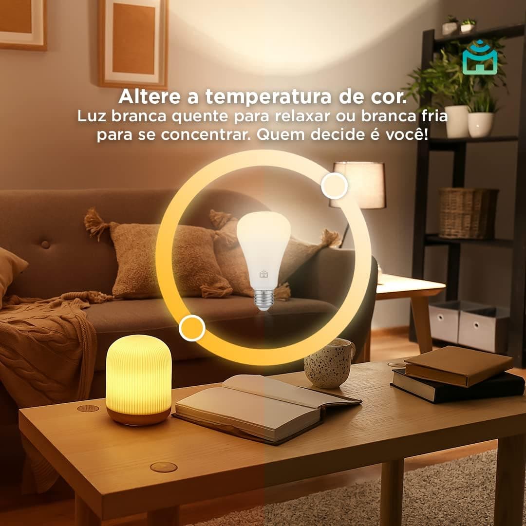 Kit Casa Conectada Positivo Casa Inteligente, 3 Itens (1x Smart Controle Universal, 1x Smart Plug Wi-Fi, 1x Smart Lâmpada Wi-Fi), Bivolt, Compatível com Alexa e Google Assistente - Imagem 4
