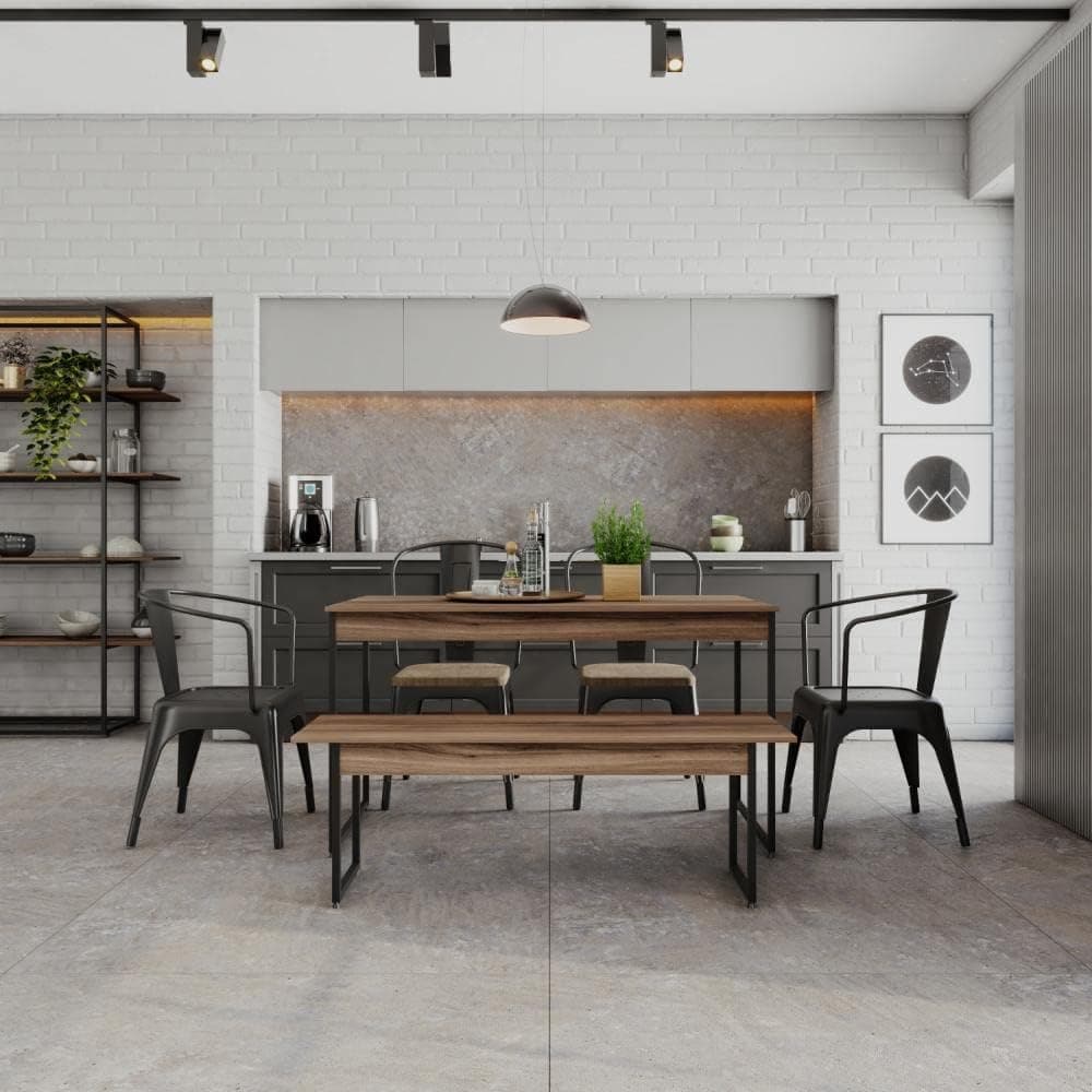 Mesa de Jantar Tub C/01 Banco - Imagem 4